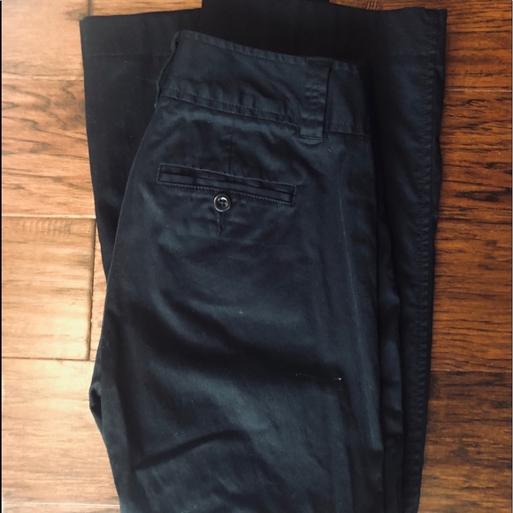 GAP straight leg curvy black pants SIZE 1 - Picture 1 of 4